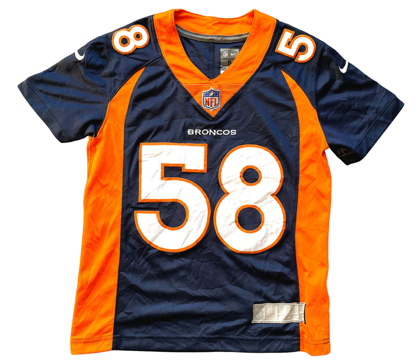 Broncos NFL Jersey Miller 58 (good) Small Kids