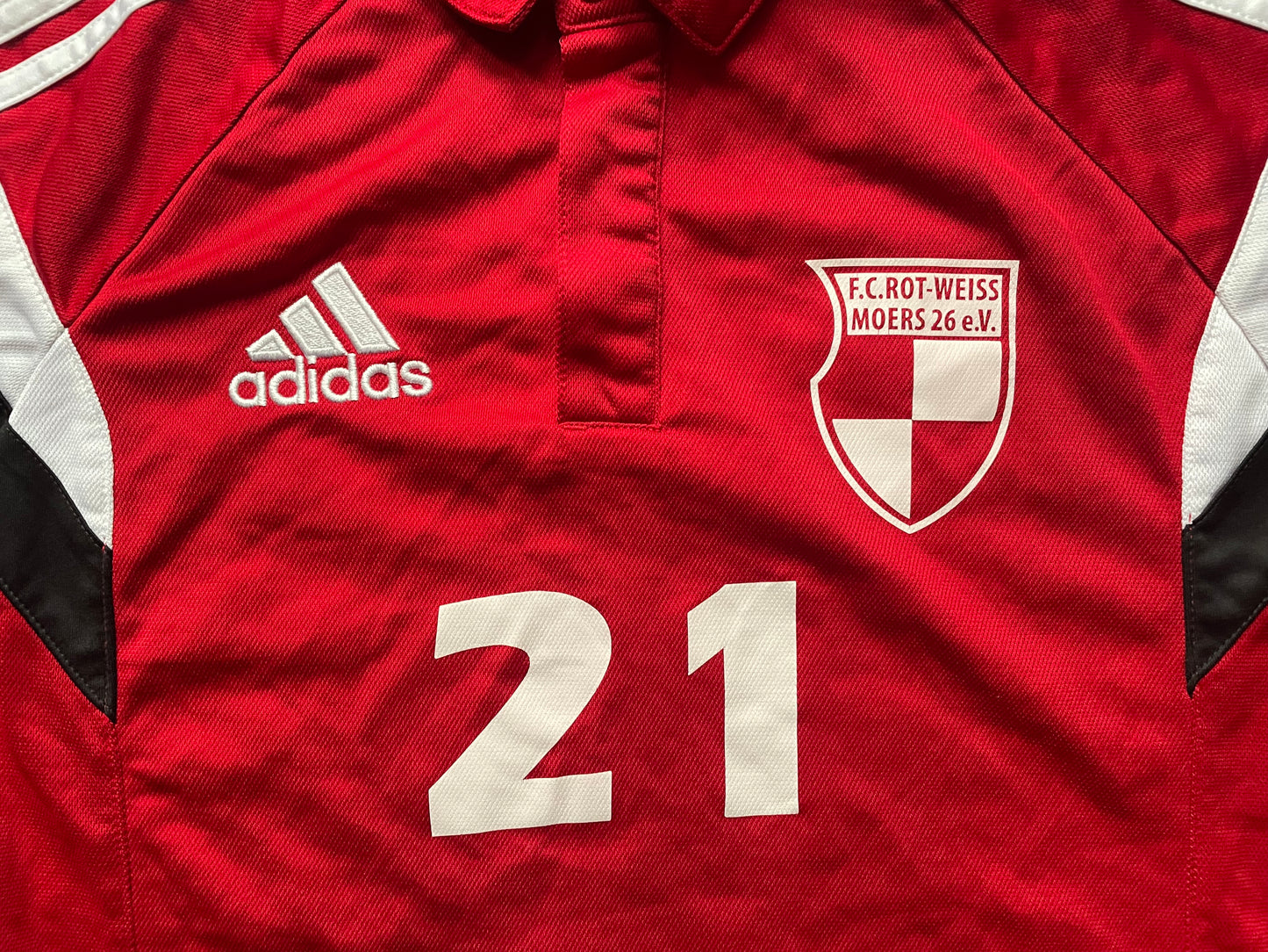 FC Rot-Weiss Moers Shirt (excellent) Adults Small Adidas