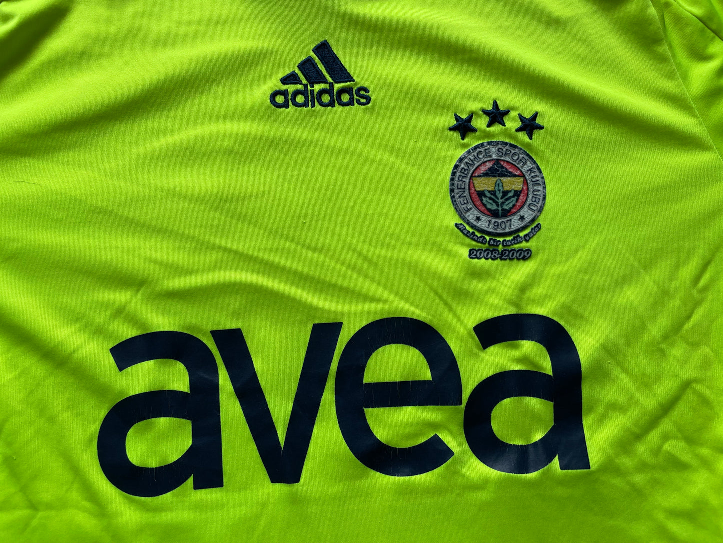 Fenerbahce Away Shirt 2008 -09 anil 14 (average) Adults S size on label 176. Height 22 inches