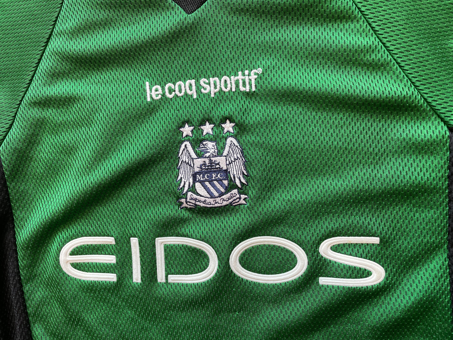 Manchester City Goalkeeper Shirt 2000-01 (excellent) Adults XS / Youths see below