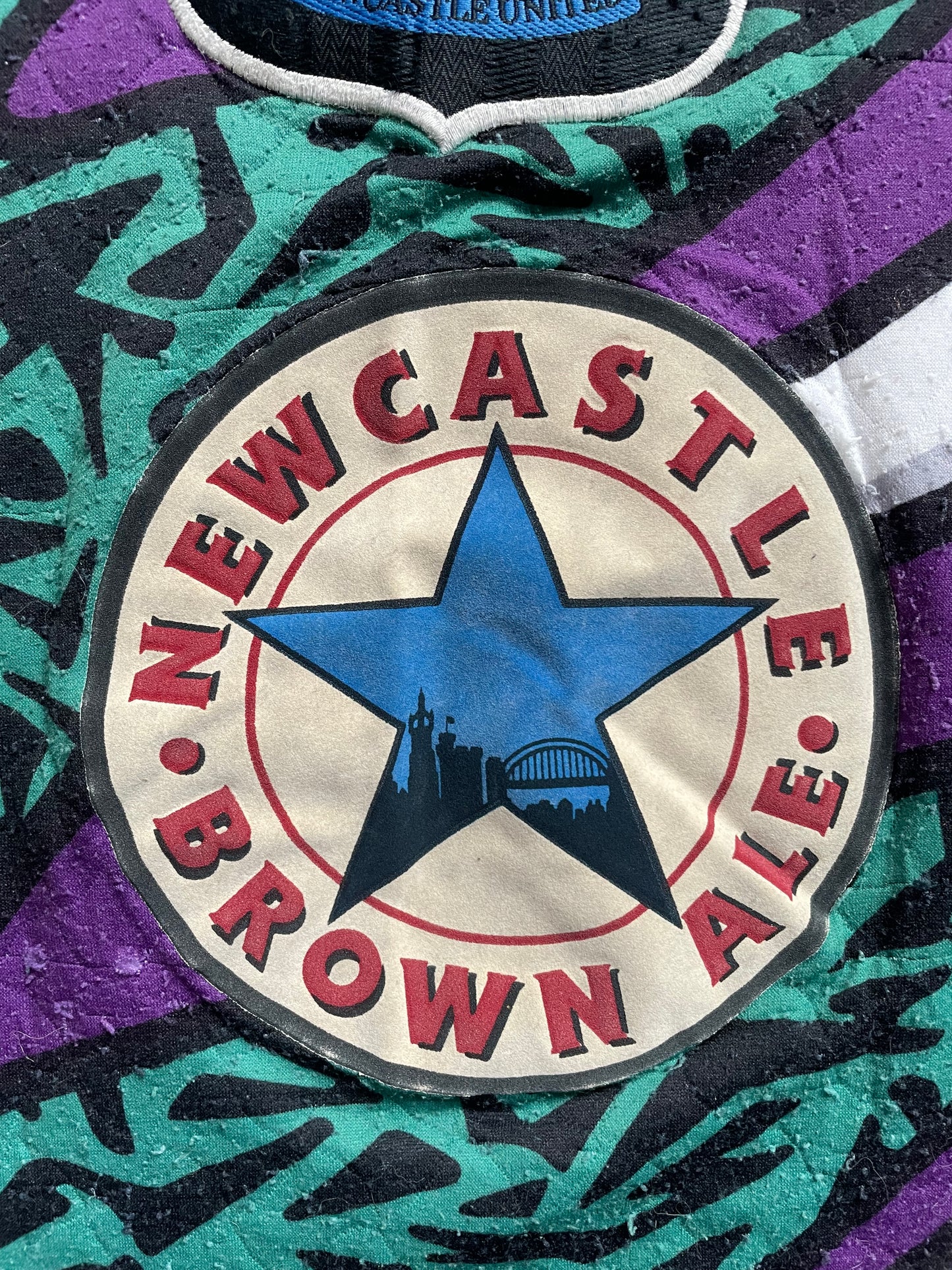 Newcastle Goalkeeper Shirt 1995 -96 (fair) Adults Small , Adidas