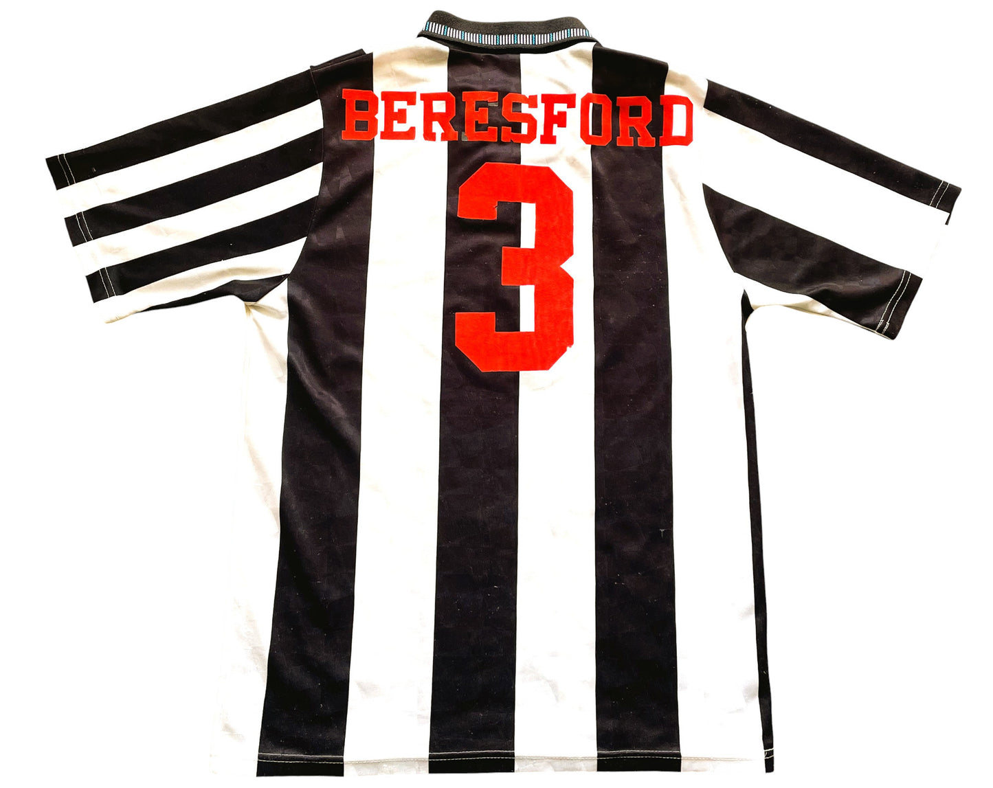 Newcastle Home Shirt 1991 -93 BERESFORD 3 (good) Umbro Adults Small