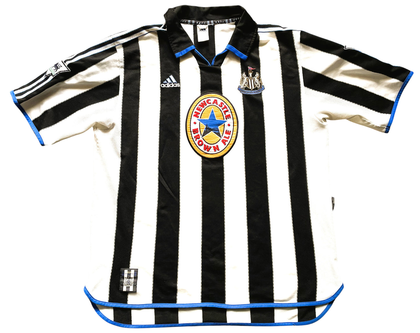 Newcastle Home Shirt 1999 SHEARER 9 signed (fair) Adults XXL