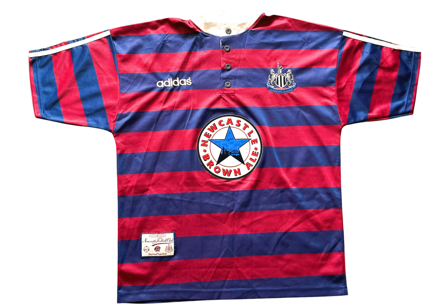 Newcastle Away Shirt 1995 -96 Adidas (very good) Original Adults Medium