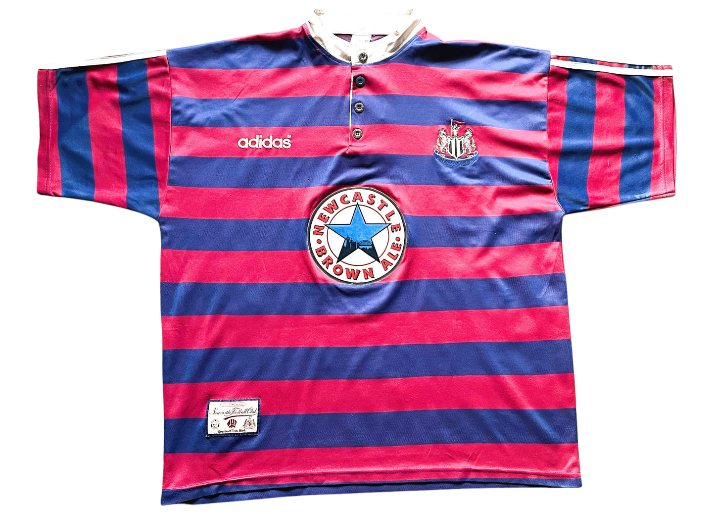 Newcastle Away Shirt Original 1995 - 96 (good) Adults XL , Adidas