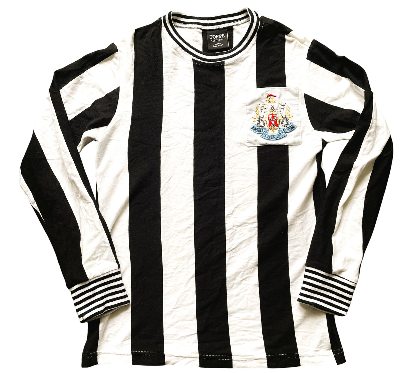 Newcastle Toffs Home Shirt 1969 (good) Adults Small , Long-sleeved