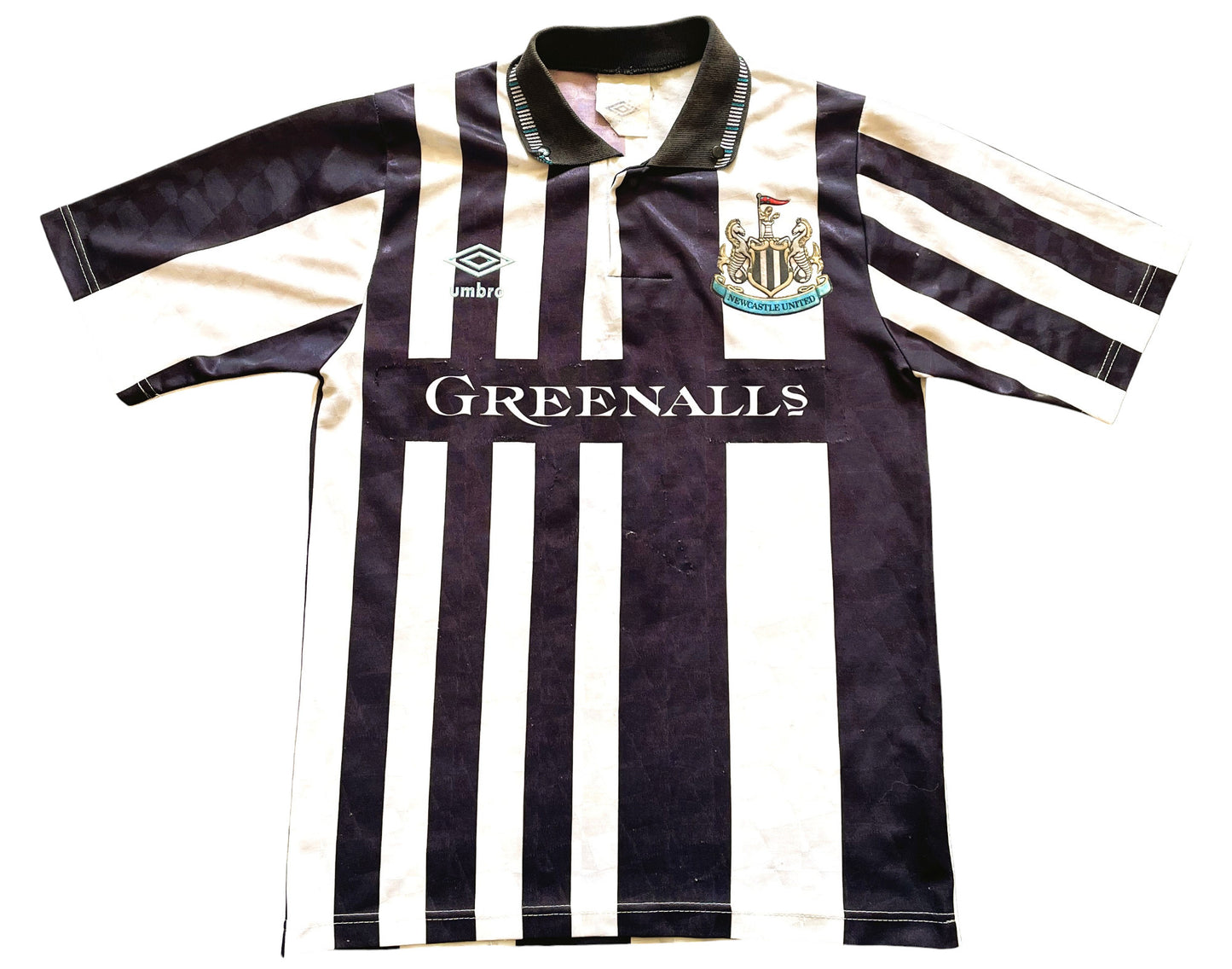 Newcastle Home Shirt 1990 -91 (fair) Adults XS / Youths see below
