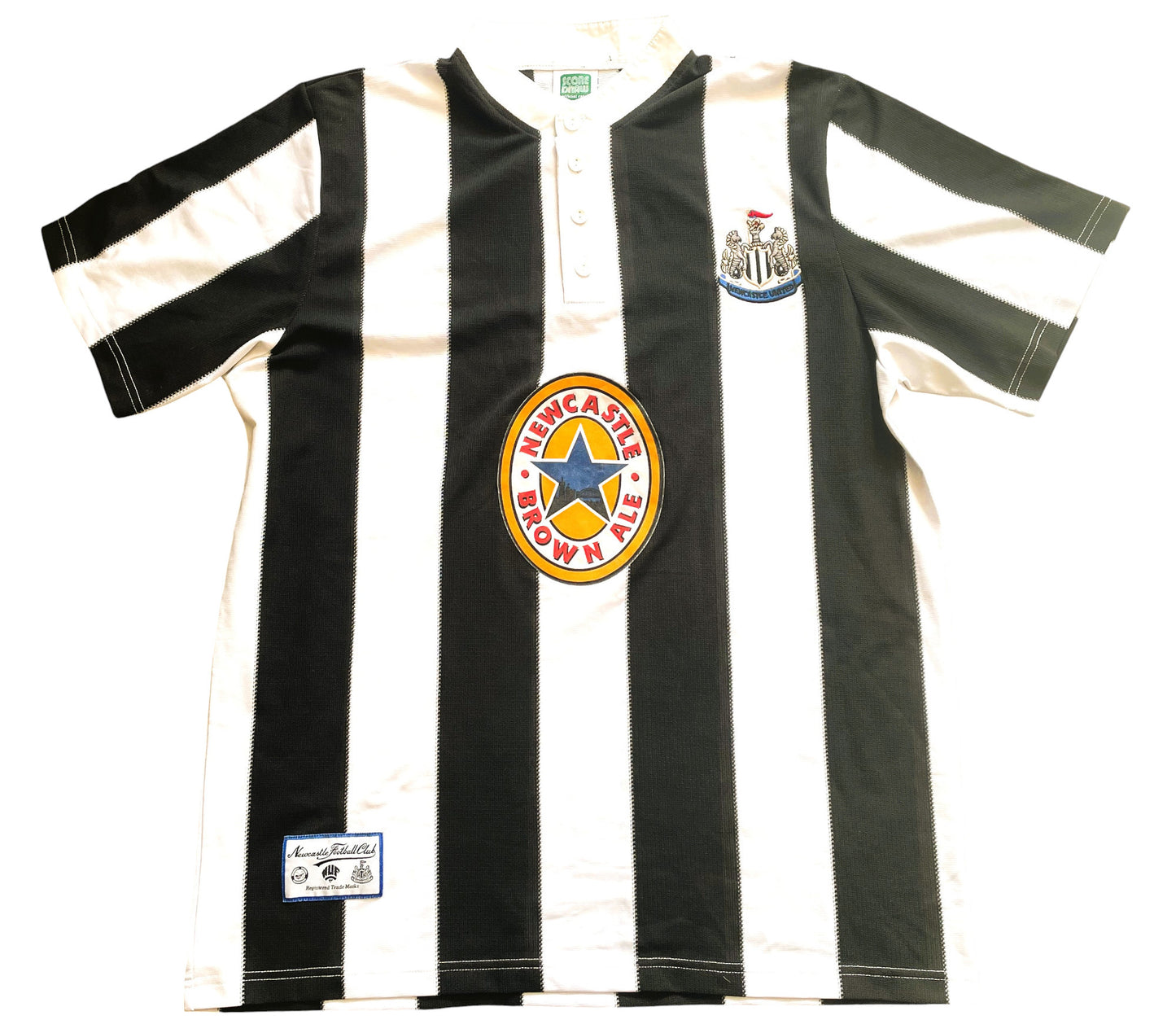 Newcastle Home Shirt 1995 -97 Score Draw (excellent) Adults XL