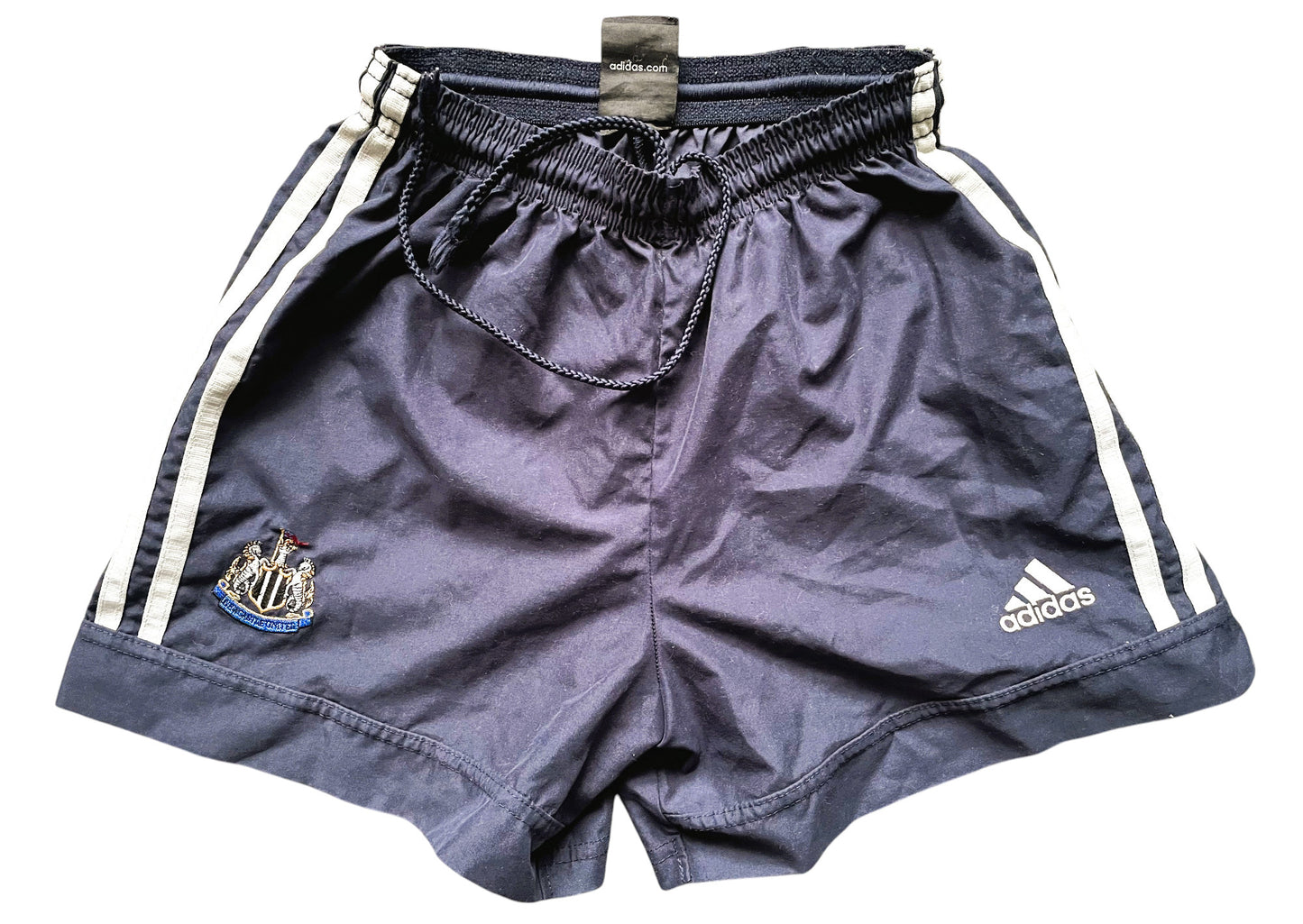 Newcastle Adidas Home Shorts 2008 (very good) 2xs 152 , 26 inch waist
