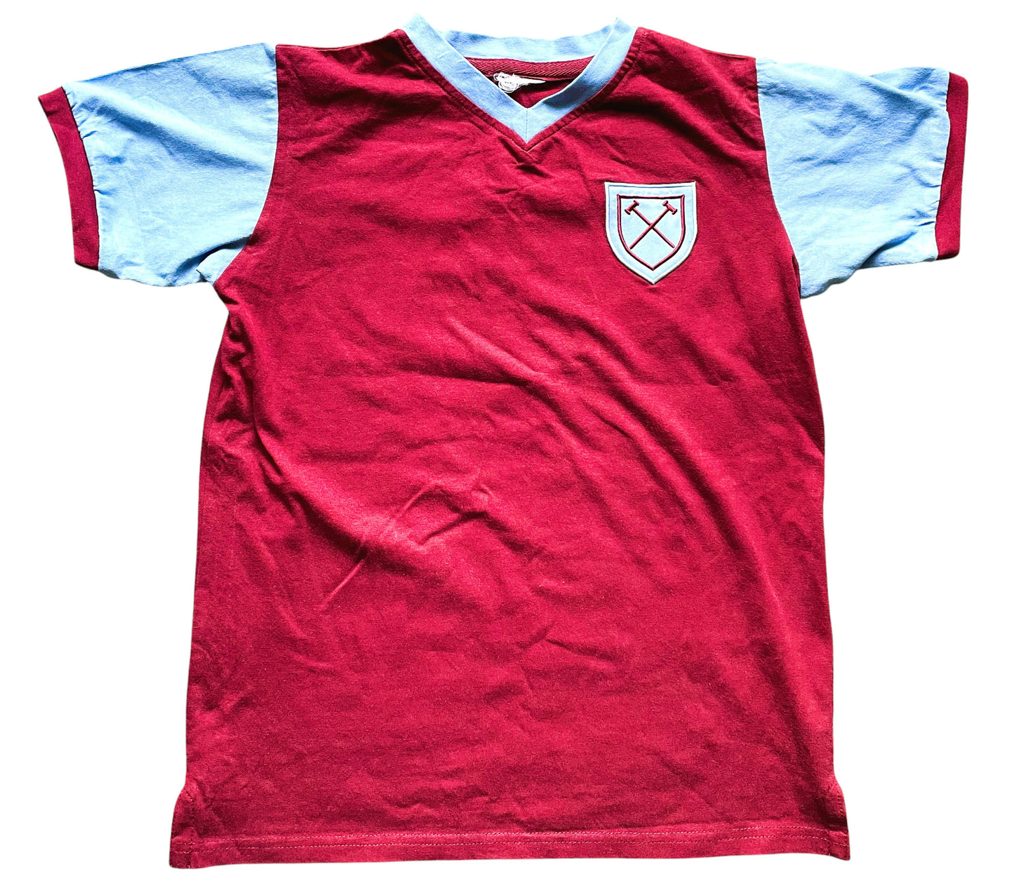 West Ham Home Shirt 1965 modern reproduction (very good) Adults XS / Youths