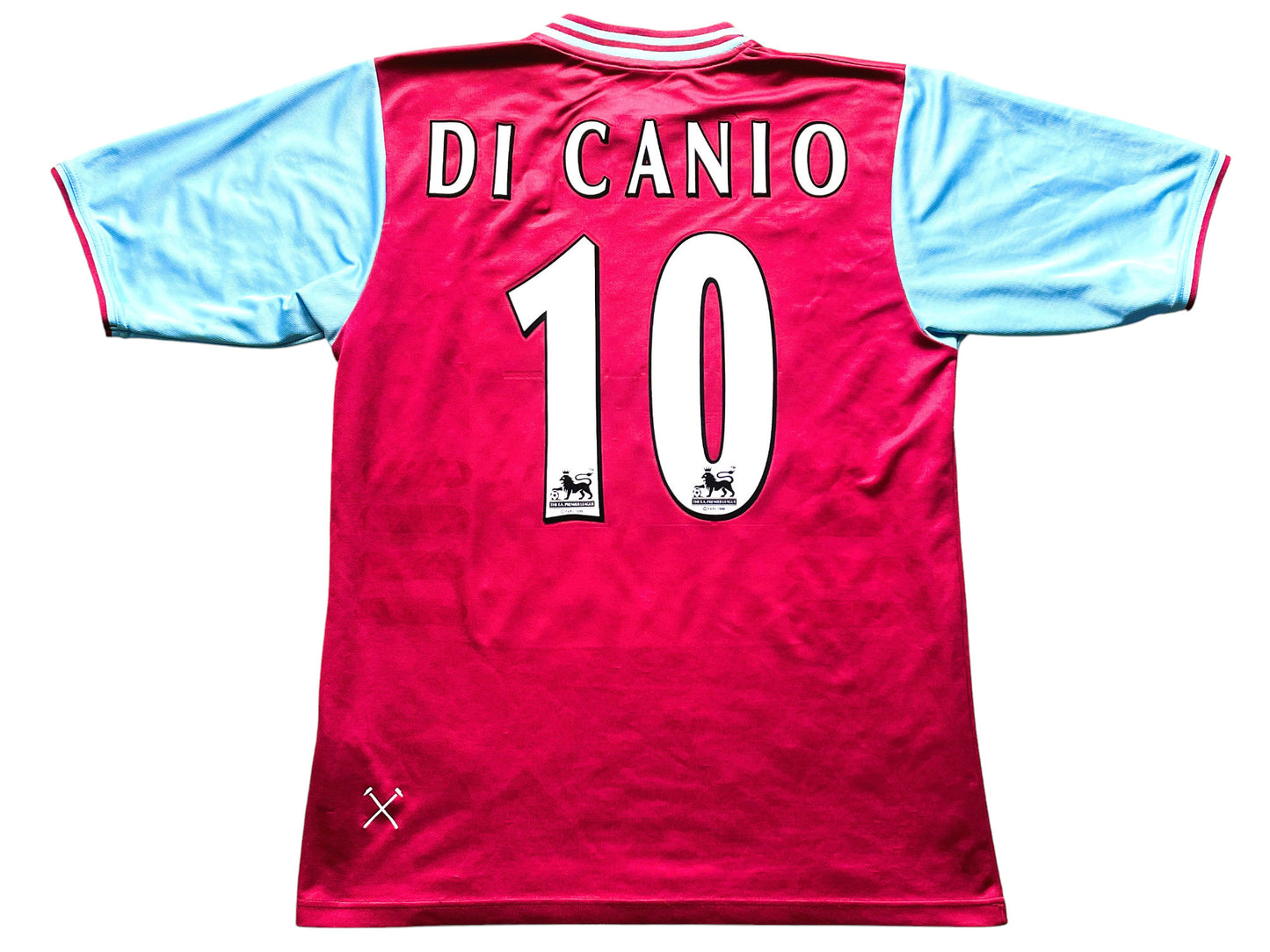 West Ham Home Shirt 2001 -03 Di Canio 10 Fila (very good) Adults Large