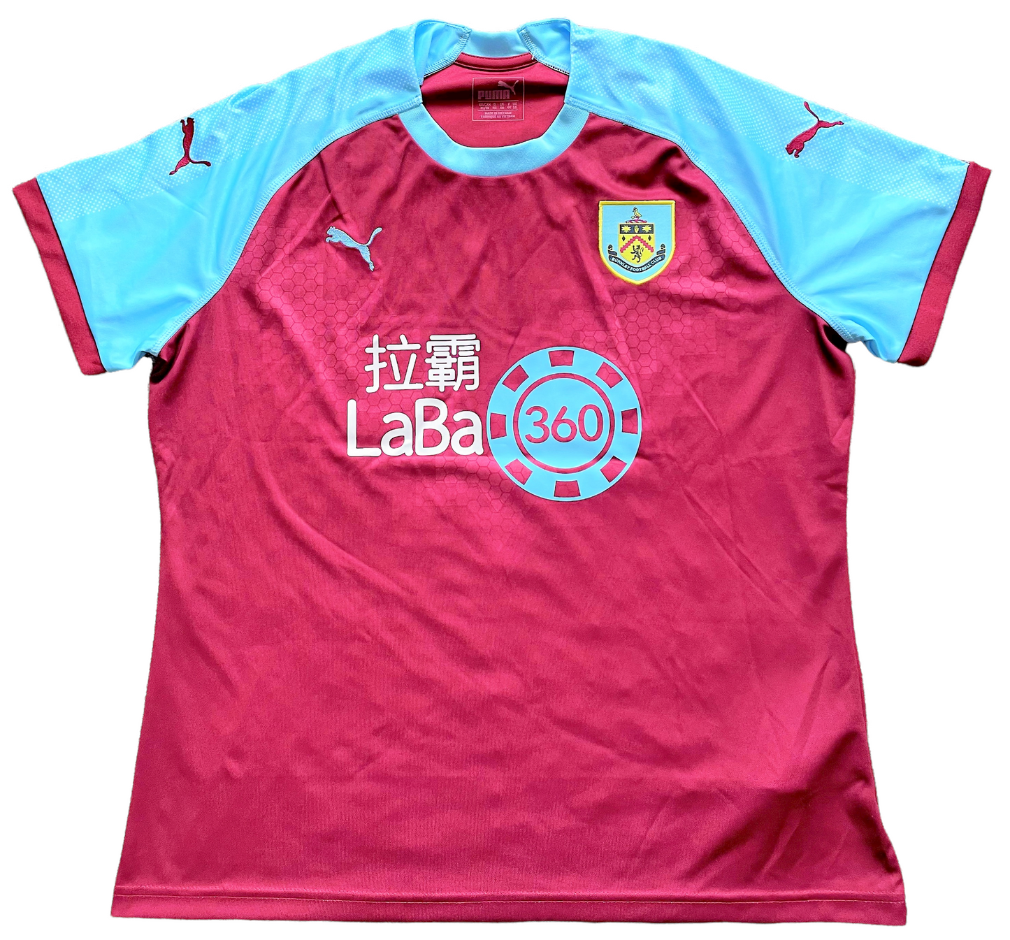 2018-19 Burnley Home Shirt (excellent) Ladies size 16