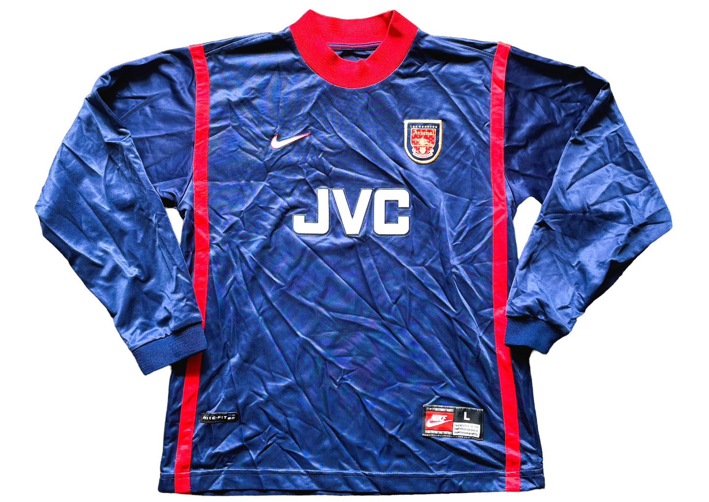 Arsenal Goalkeeper Shirt 1998-99 SEAMAN 1 (very good) Adults XS/Youths