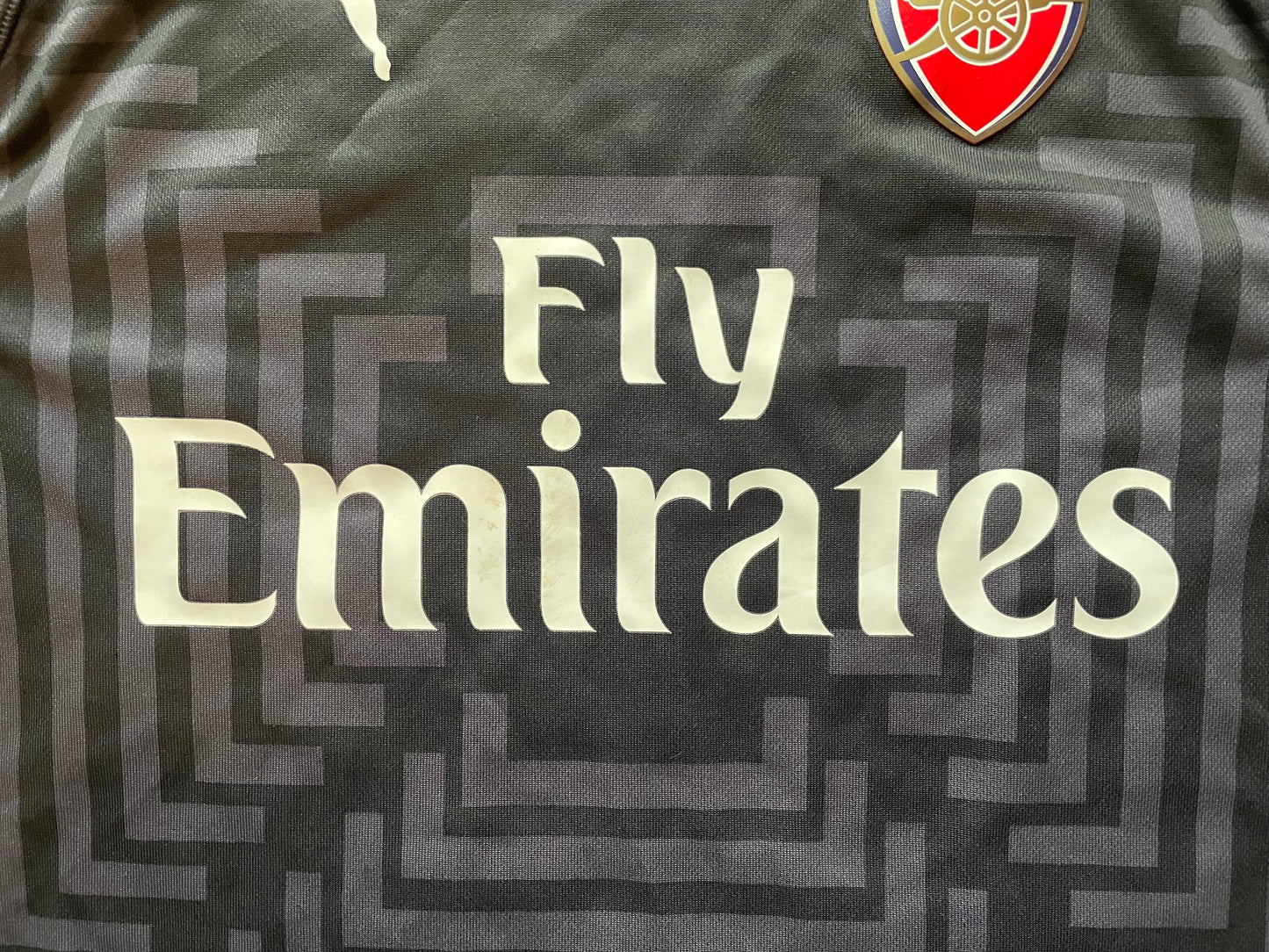 Arsenal Goalkeeper Shirt 2014 -15 SZCZESNY 1 (very good) 32/34 Adults XS / Youths see below