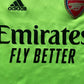 Arsenal Goalkeeper Shirt 2020 -21 (good) Adults XS though tag says Youths 164 13-14 yrs