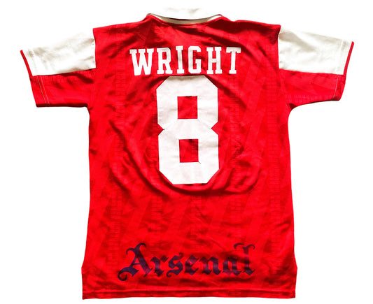 Arsenal 1994-96 Nike Home Shirt WRIGHT 8 (fair) Adults XS / Youths