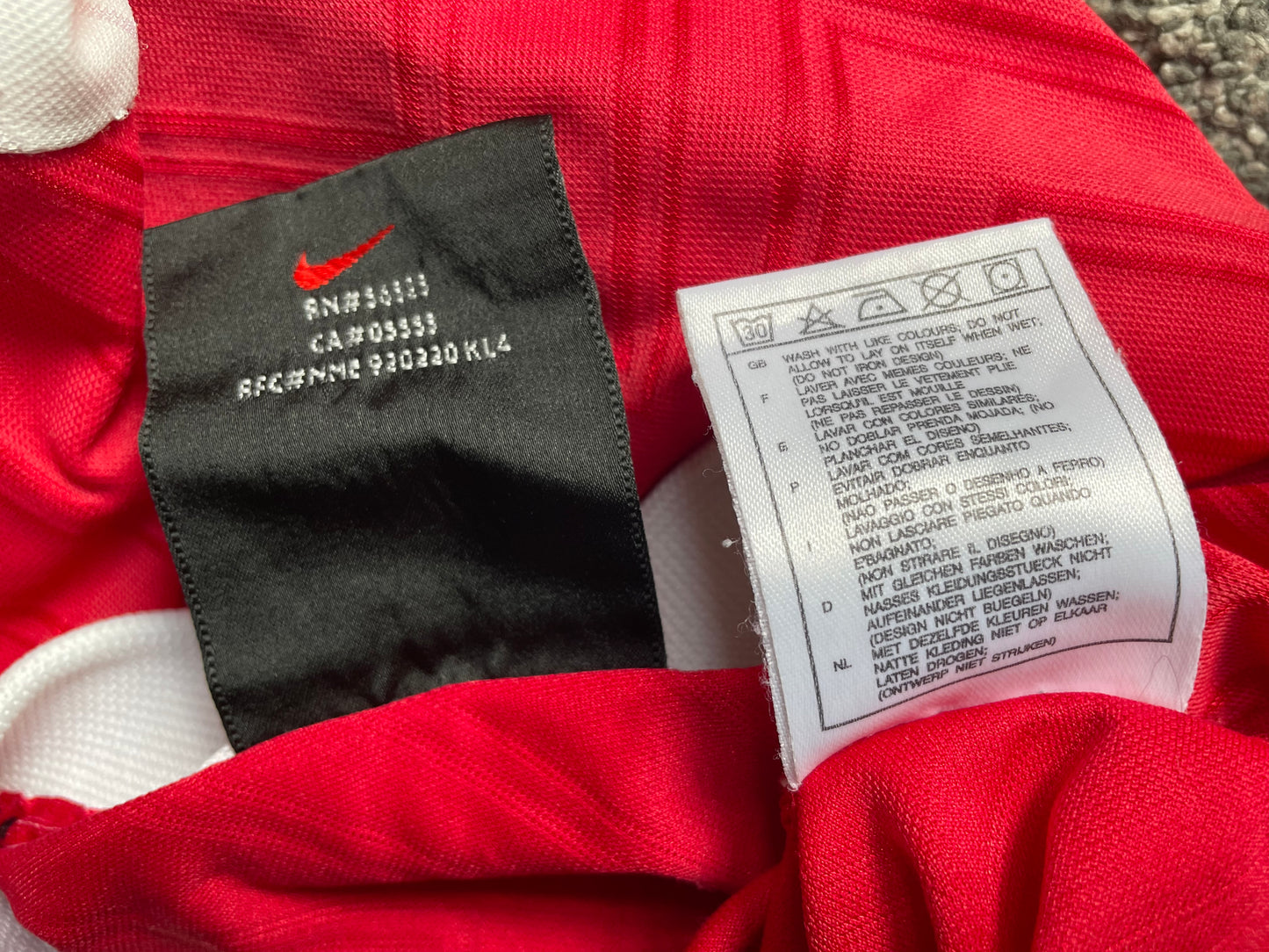 Arsenal Home Shirt 1996 -98 (good) Adults XL / Youths see below