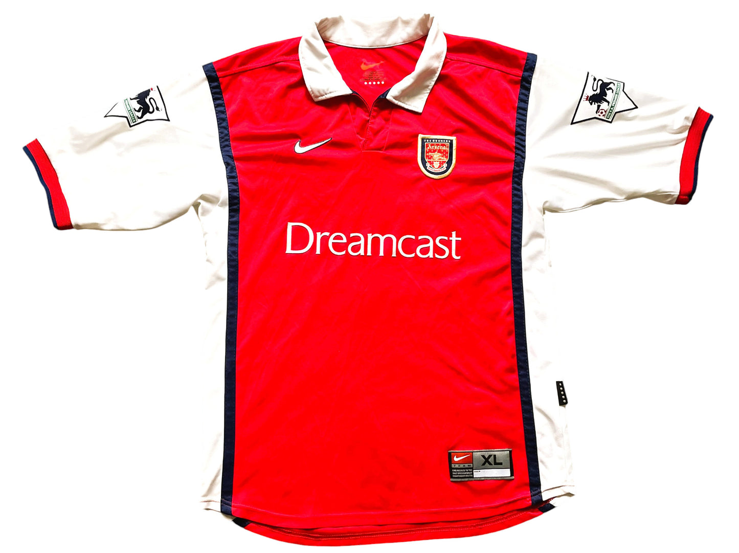 Arsenal Home Shirt 1999-00 KANU 25 (good) Adults Small tho XL Youths on tag