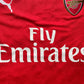 Arsenal Home Shirt 2014-15 (good) Adults XS/Youths see below Long Sleeved