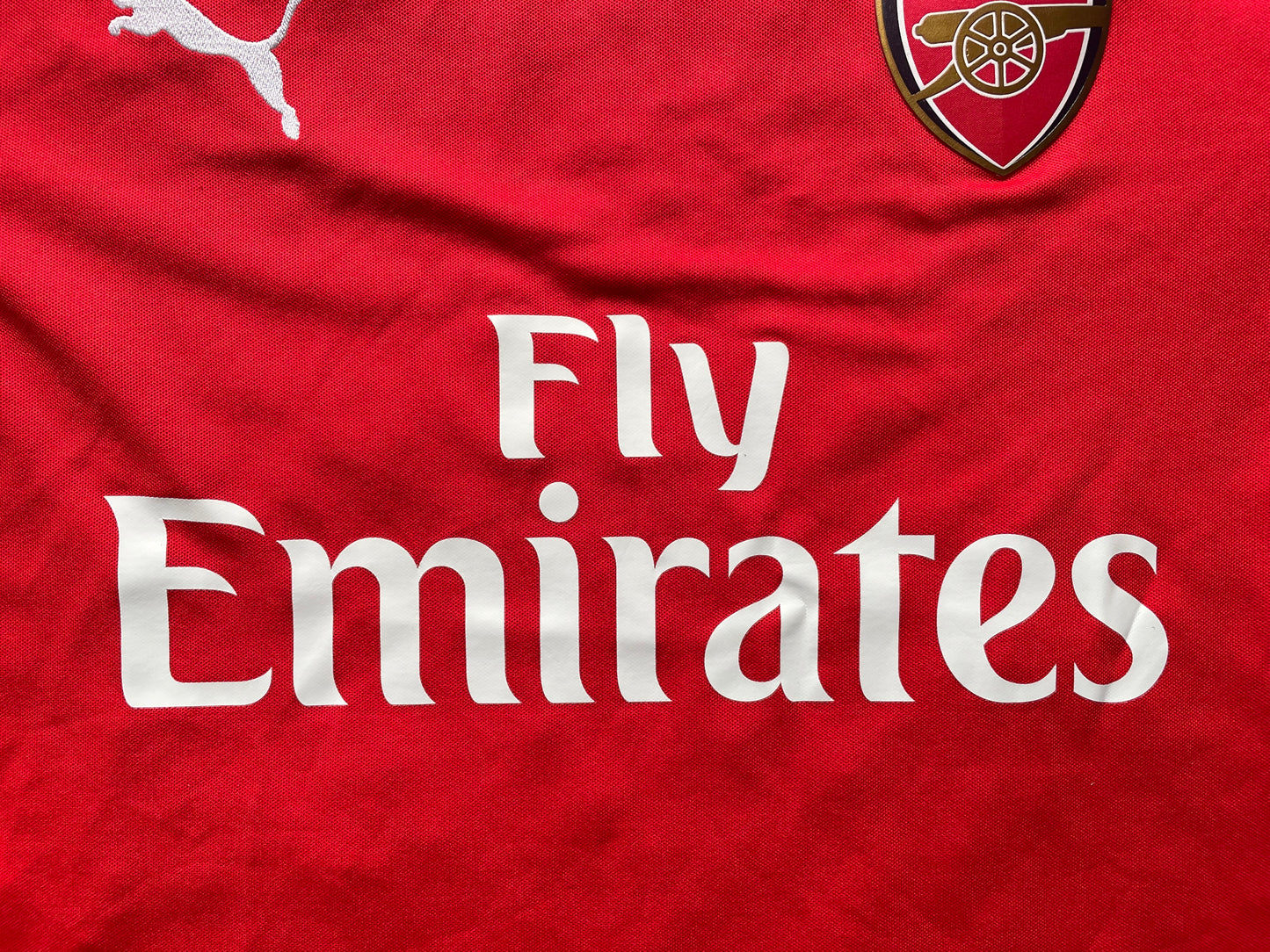 Arsenal Home Shirt 2014-15 (good) Adults XS/Youths see below Long Sleeved