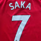 Arsenal Home Shirt 2019-20 SAKA 7 (very good) Adults XS / Youths 13/14 years 164
