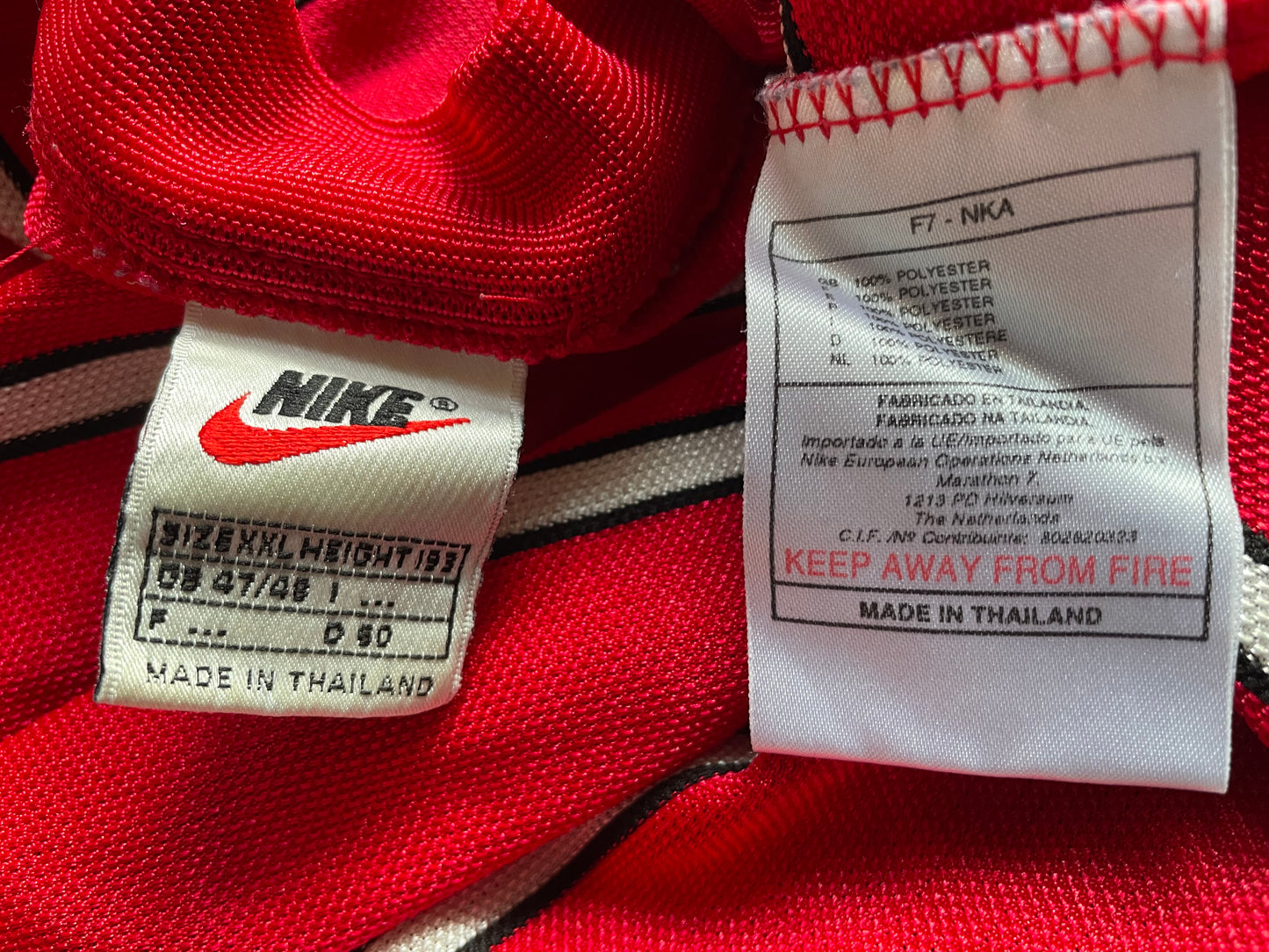 Arsenal Nike Training Shirt 1997 -98 (very good) Adults XXL