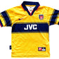 Arsenal Away Shirt 1997 -99 (fair) Small Youths 128-140 Nike