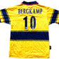 Arsenal Away Shirt 1997-99 (good) BERGKAMP 10 Adults XXS / Youths see below