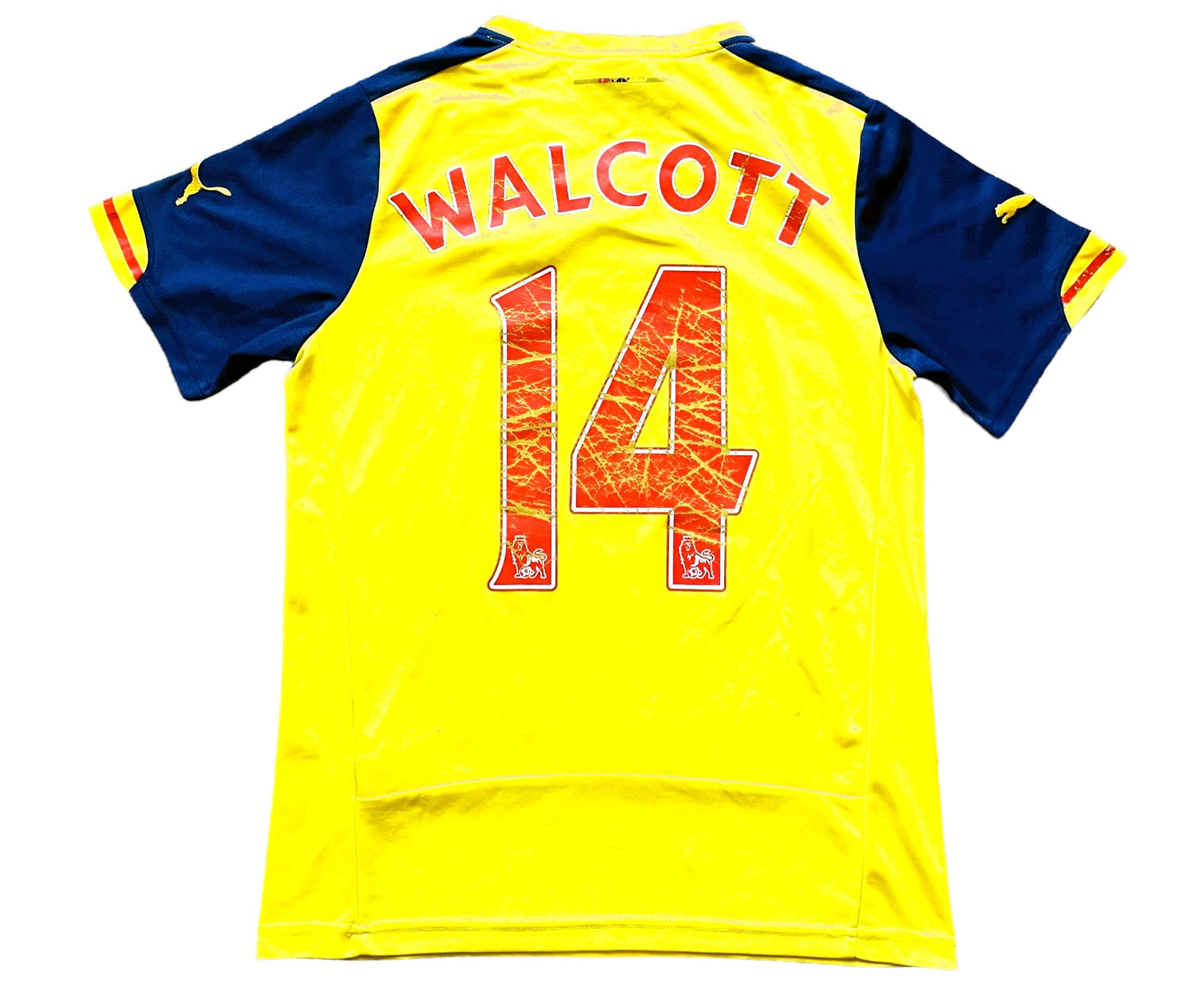 Arsenal 2014 Away Shirt WALCOTT 14 (average) Adults Small