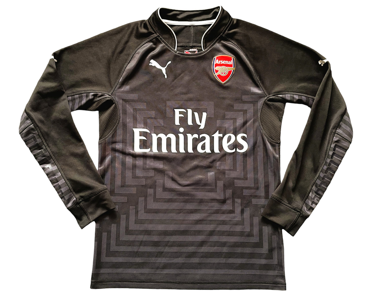 Arsenal Goalkeeper Shirt 2014 -15 STEVENS 1 (very good) Adults Small Puma