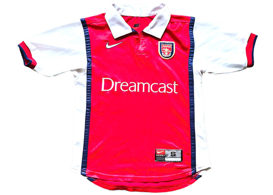 Arsenal 1999 Home Shirt (good) Small Boys 128-140