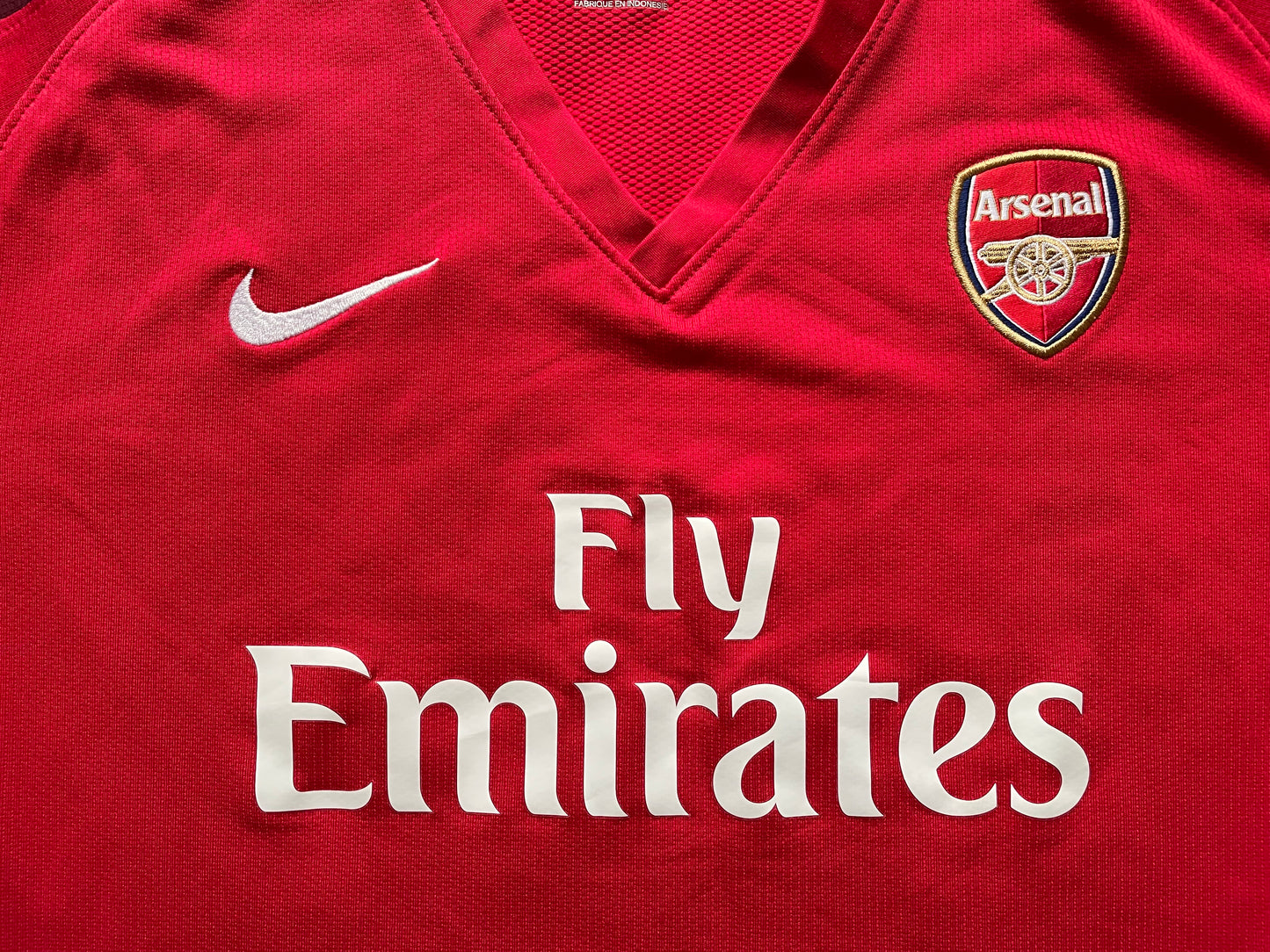 Arsenal 2008 Home Shirt (excellent) Ladies XL 16/18 178cm