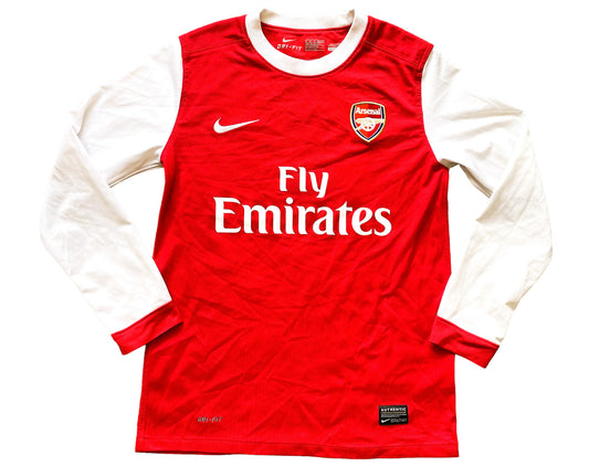 Arsenal Home Shirt 2010-11 (good) Adults XS / Youths 140-152 10/12 years