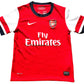 Arsenal 2012-14 Home Shirt (fair) Medium Youths Nike