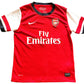 Arsenal Home Shirt 2012-14 (fair) Medium Youth aged 11/12 years 140-152