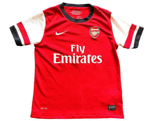 Arsenal Home Shirt 2012-14 (fair) Medium Youth aged 11/12 years 140-152