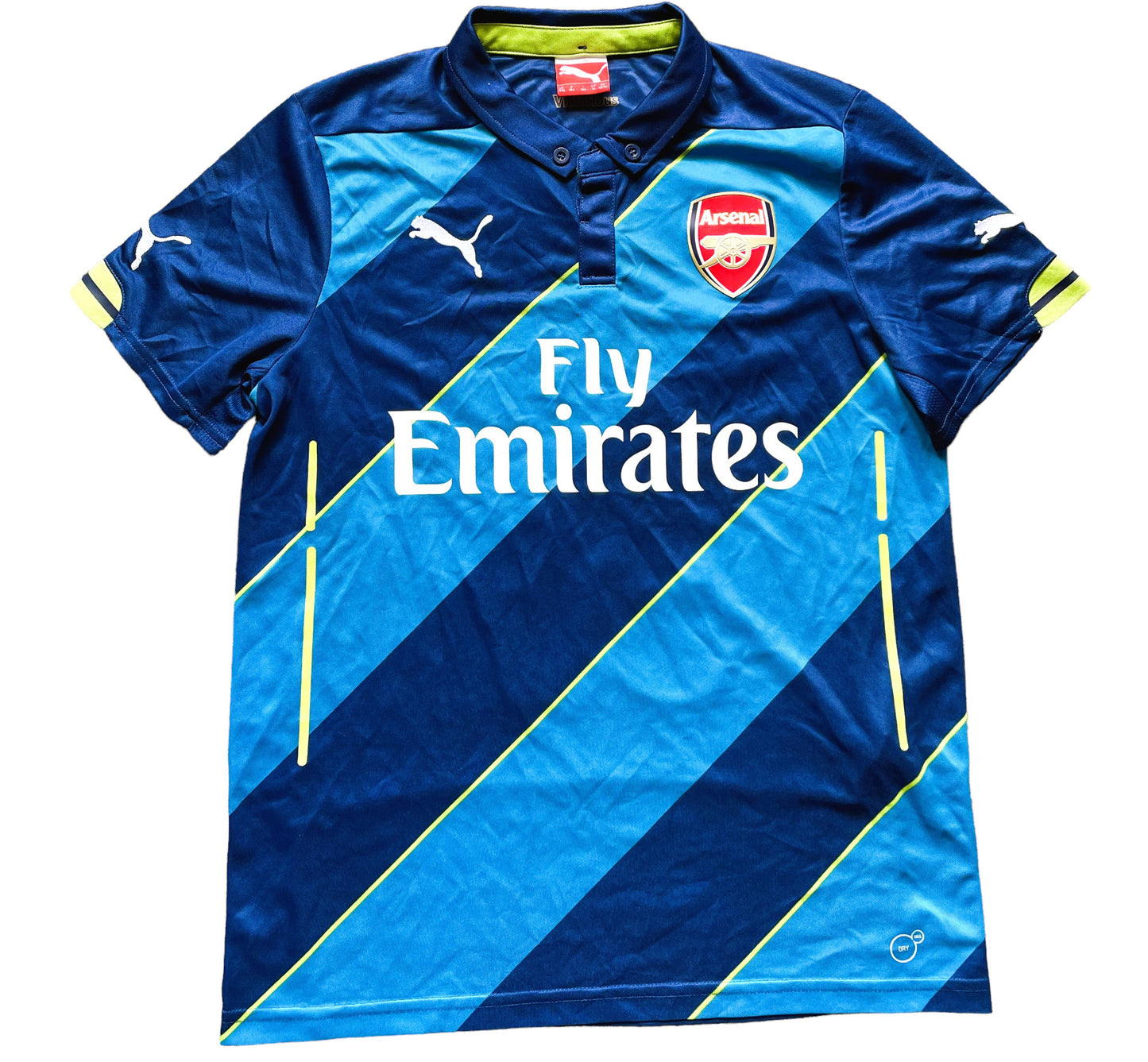 Arsenal Third Kit 2014-15 ALEXIS 17 (very good) Adults XS / Youths see below