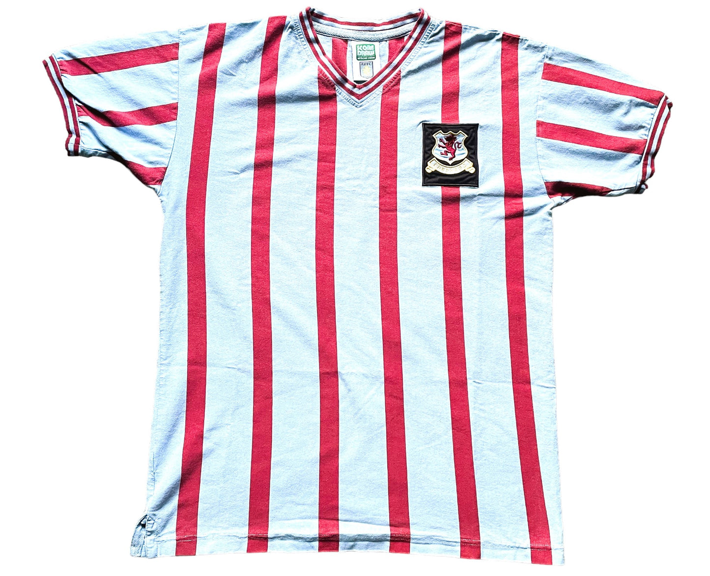 Aston Villa 1957 FA Cup Shirt (very good) Adults Large/Small see below Score Draw