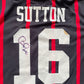 Blackburn Rovers Away Shirt 1994 -95 signed Sutton 16 (good) Adults Medium