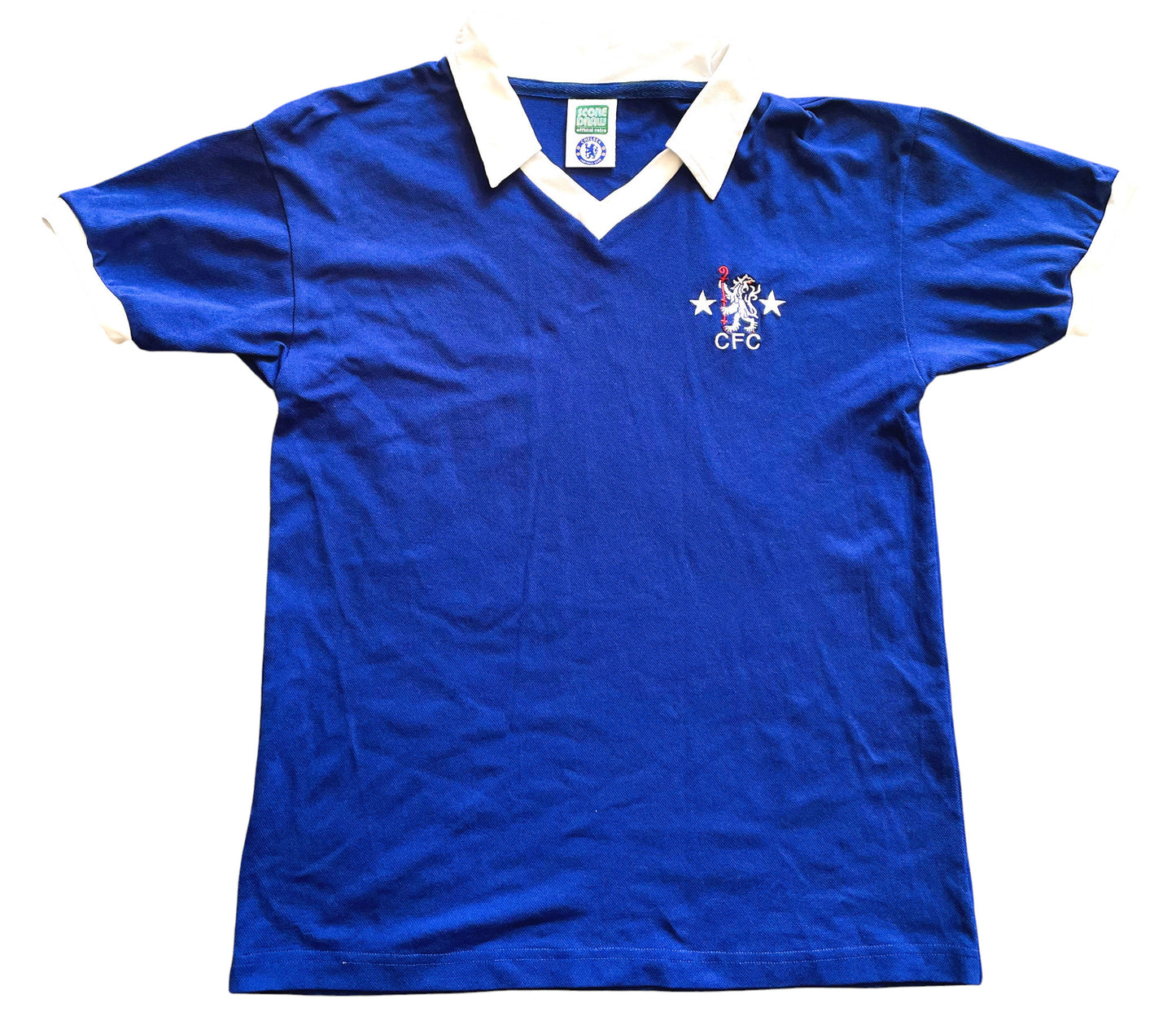 Chelsea Home Shirt 1977 -81 Score Draw (good) Adults Medium