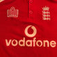 England Cricket Shirt Red (excellent) Adults XXS/Age 9 to 10 year. Height 20 inches at the front.