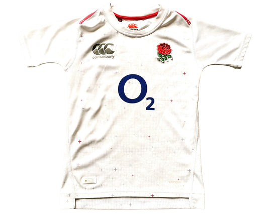 England 2018 Rugby Jersey (good) Childs 10 year old