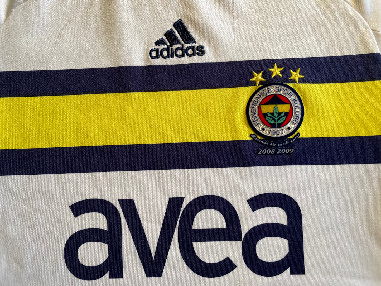Fenerbahce Fourth Shirt 2008 (good) Childs 8 years size on tag 128. Height 16 inches