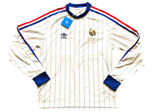 France Away Shirt 1980-81 (very good) Adults Small BNWT Adidas official re issue