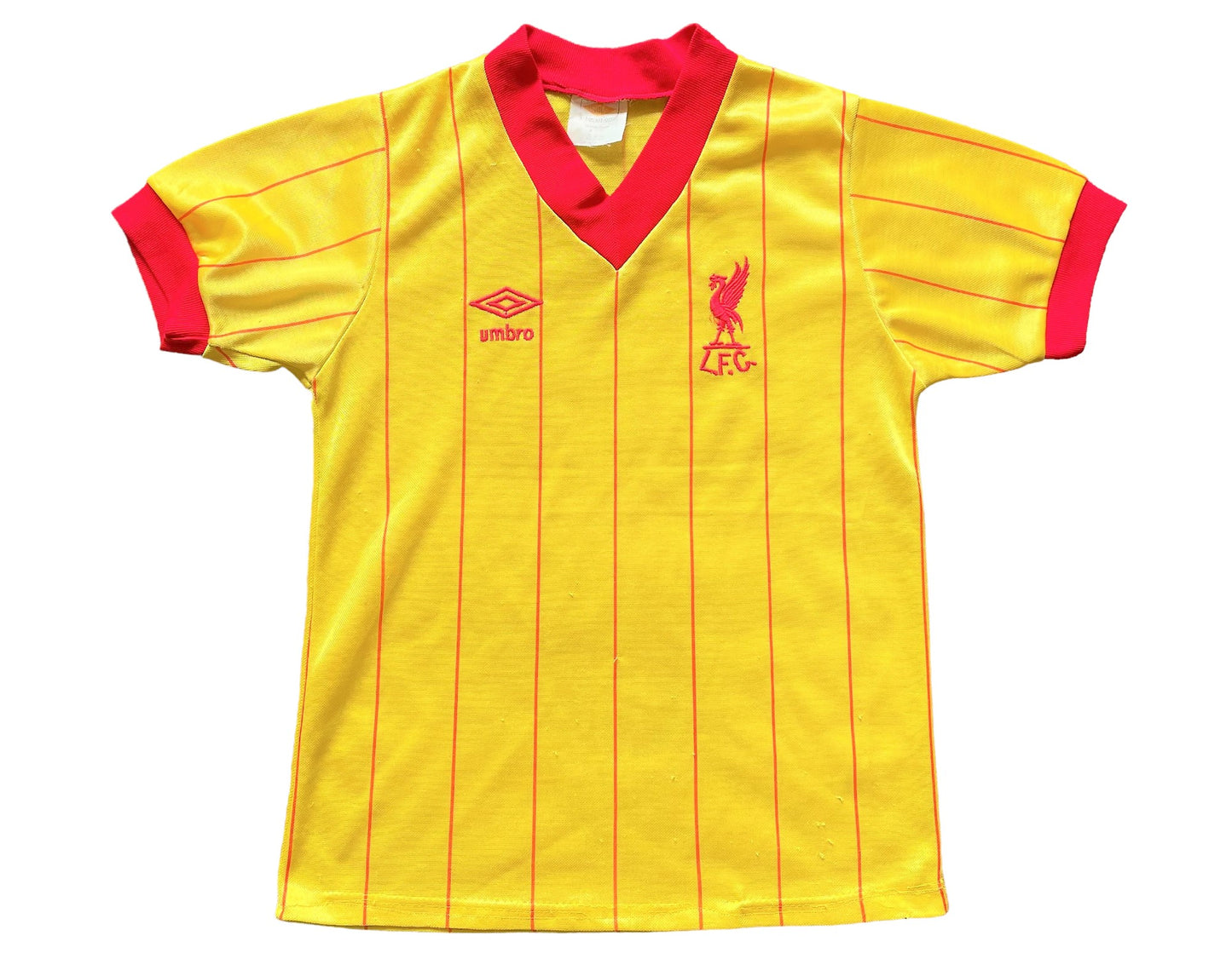 Liverpool 1981 Away Shirt (good) AdultsXXS/Youths 30-32. Height 17 inches