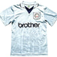 Manchester City Home Shirt 1995 -97 Score Draw (very good) Adults Small