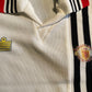 Man United 1977 Away Shirt (very good) Large Boys 32inch 81cm. Height 17 inches