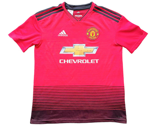 Manchester United 2018 -19 Home Shirt (good) Adults Small / Youths see below