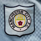 Manchester City Home Shirt 1995 -97 Score Draw (very good) Adults Small