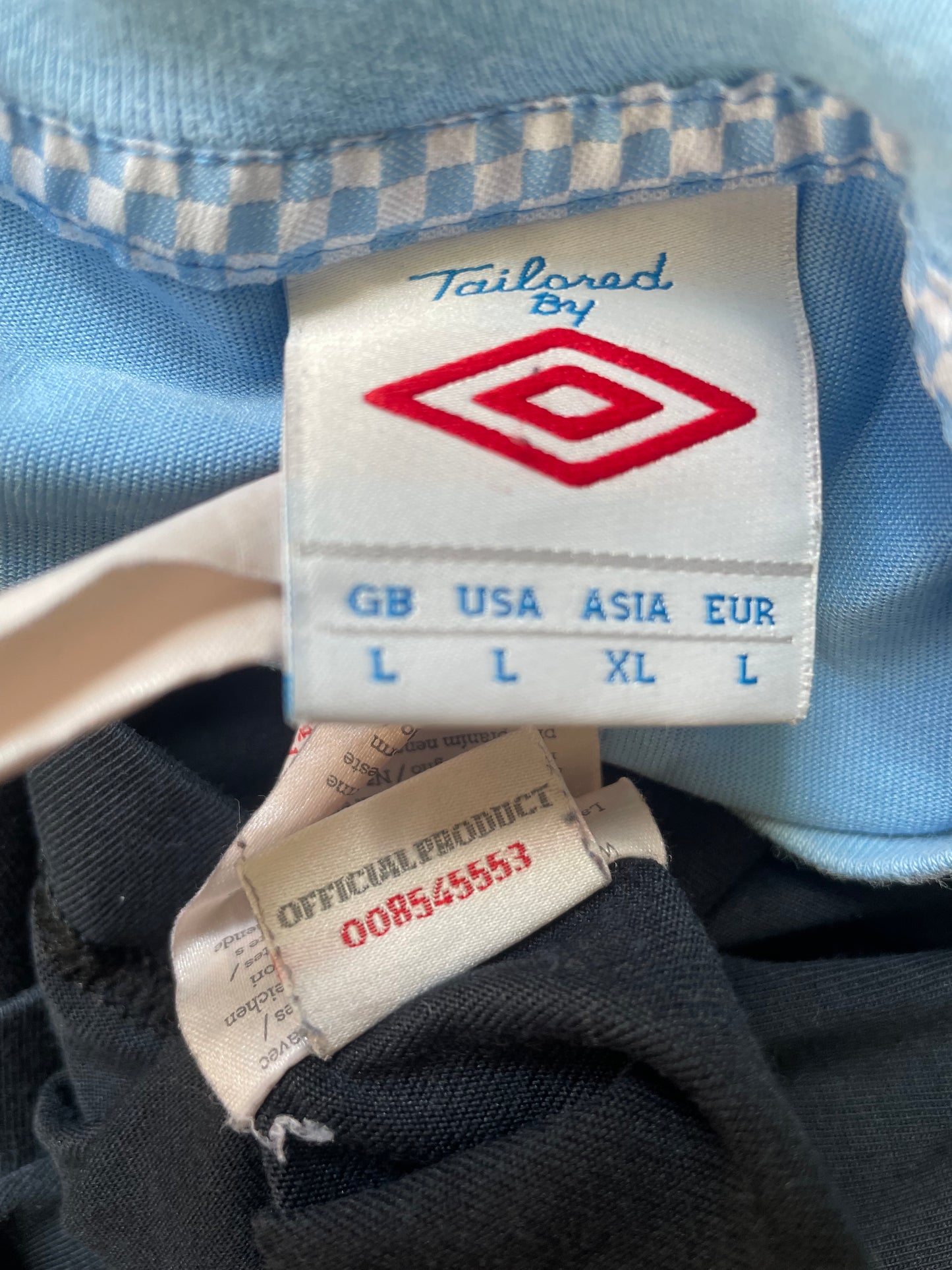 Man City Training Shirt 2011 -12 Umbro (excellent) Adults Large